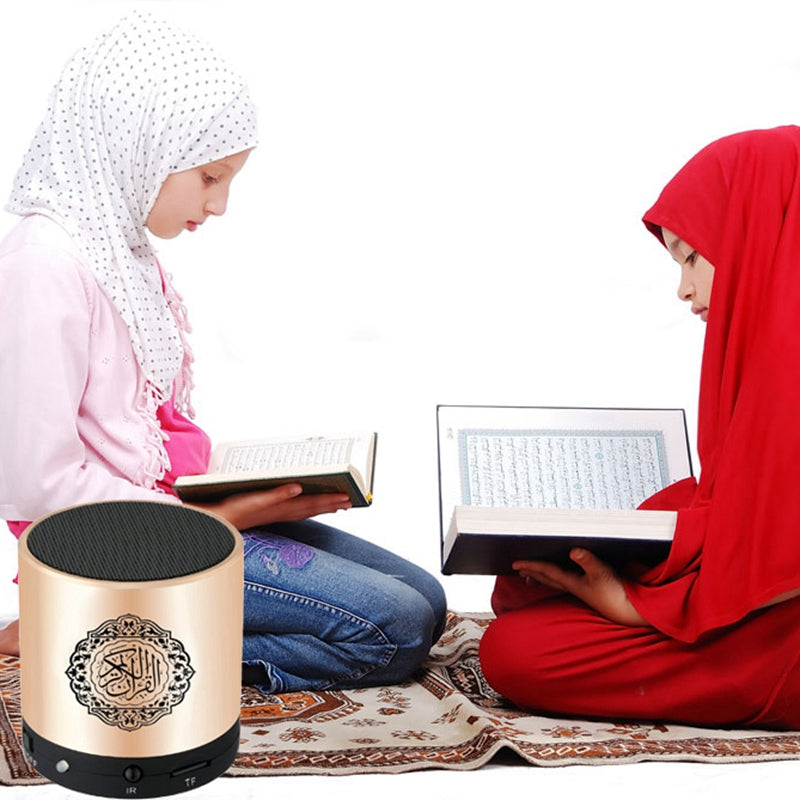 Quran Muslim Speaker,Smart Koran Translation Small Portable Remote Control Bluetooth MP3 FM IF Player Ramadan Hajj Gifts