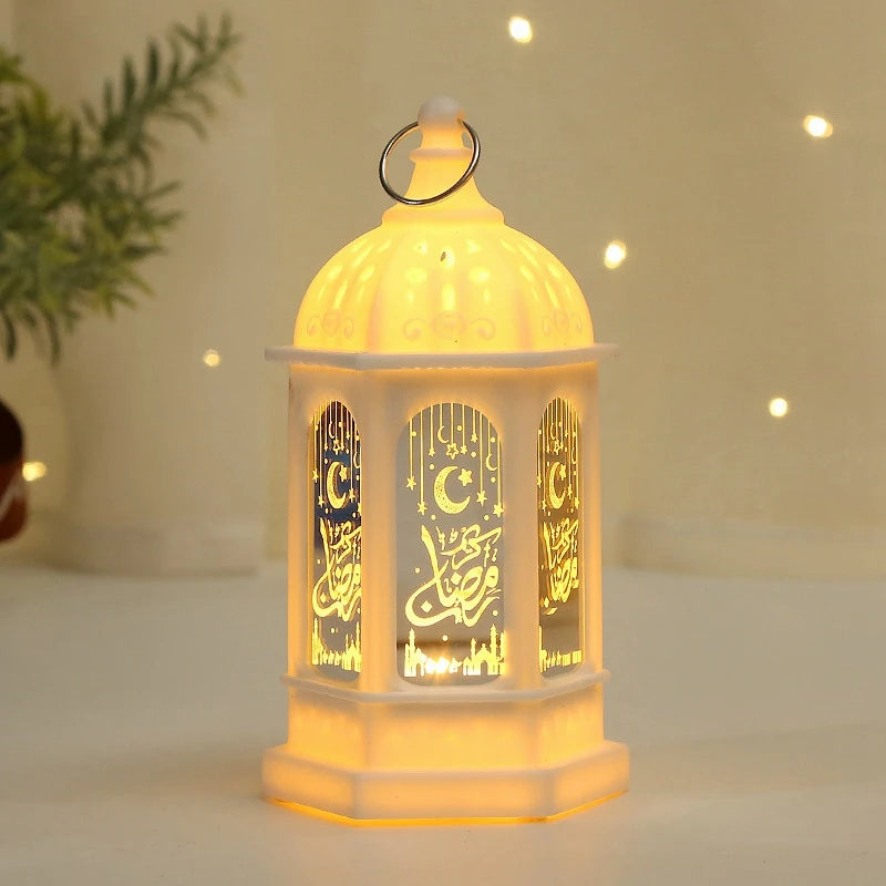 Ramadan Candle Lamp Home Ramadan Party Supplies Easter Muslim Hanging Lantern Ornament Eid Mubarak Candle Lamp Ramadan Decor