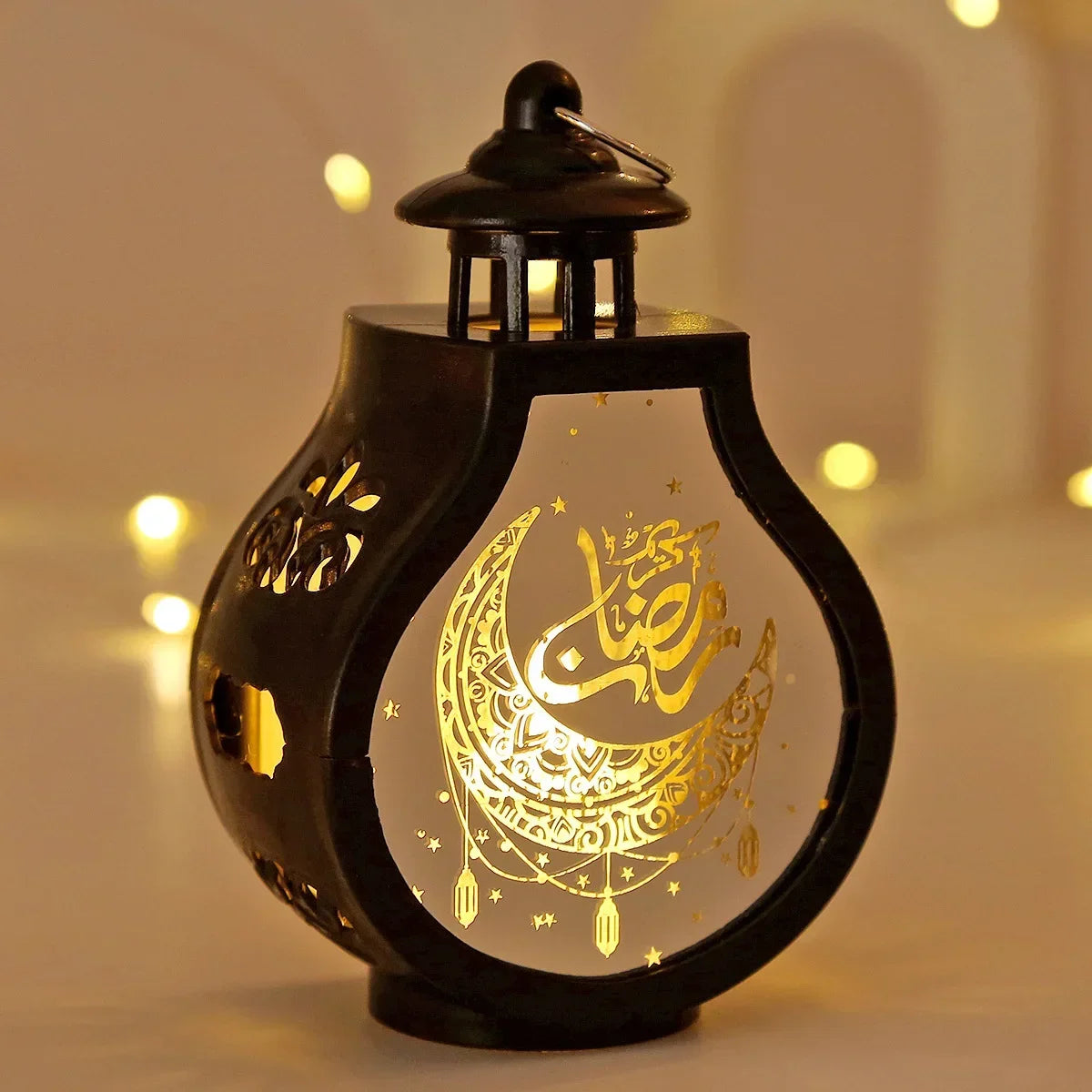 2024 Ramadan LED Lantern Light Eid Mubarak Decoration for Home Islamic Muslim Festival Party Ramadan Kareem Decor EID Al Adha