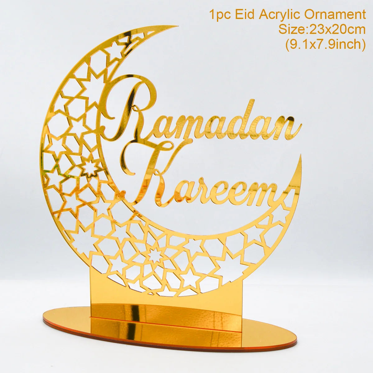 EID Mubarak Acrylic Ornament Ramadan Decorations For Home Islamic Muslim Party Supplies Ramadan Kareem 2025 Eid Al Adha Gift