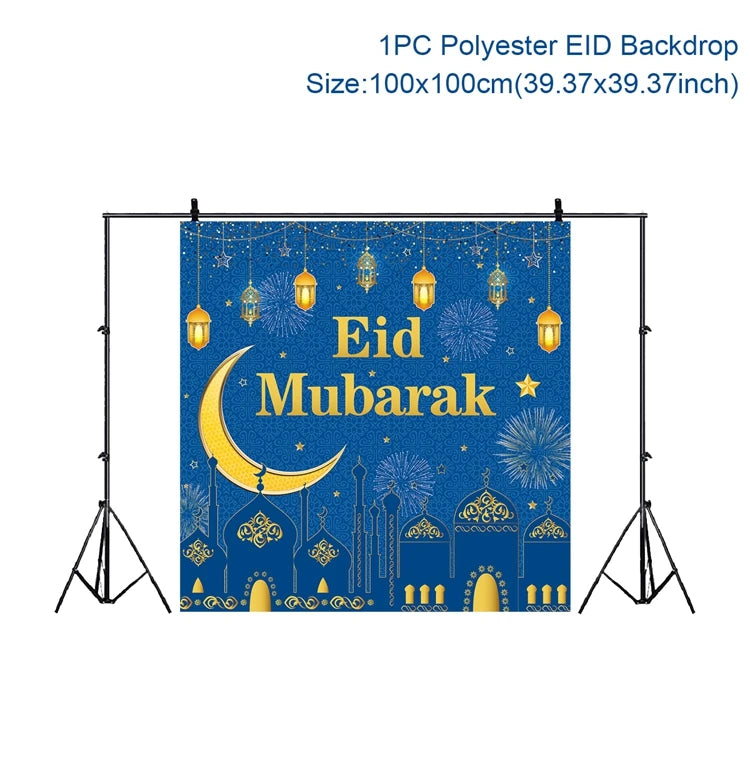 Eid Mubarak Background Balloons Ramadan Decoration 2023 Ramadan Kareem Party Eid Mubarak Muslim Islamic Decor Happy Eid Al Adha