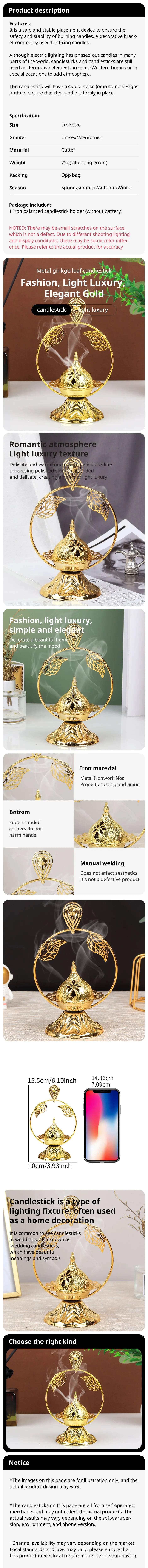 1pc Fashionable Gold Geometric Electroplating Process, Personalized and Exquisite Creative Home Aromatherapy Furnace Decorations