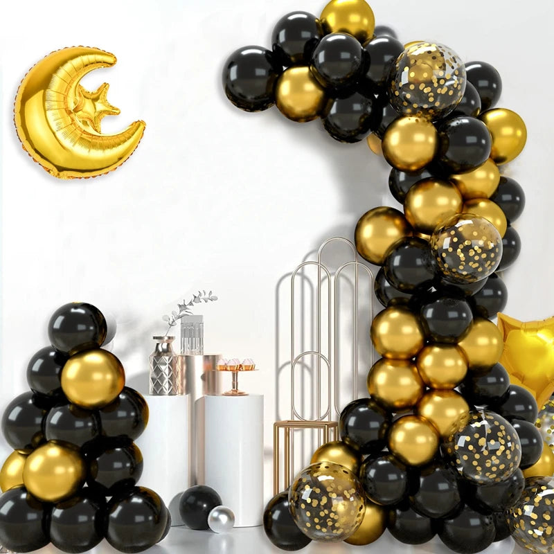 Eid Mubarak Background Balloons Ramadan Decoration 2023 Ramadan Kareem Party Eid Mubarak Muslim Islamic Decor Happy Eid Al Adha