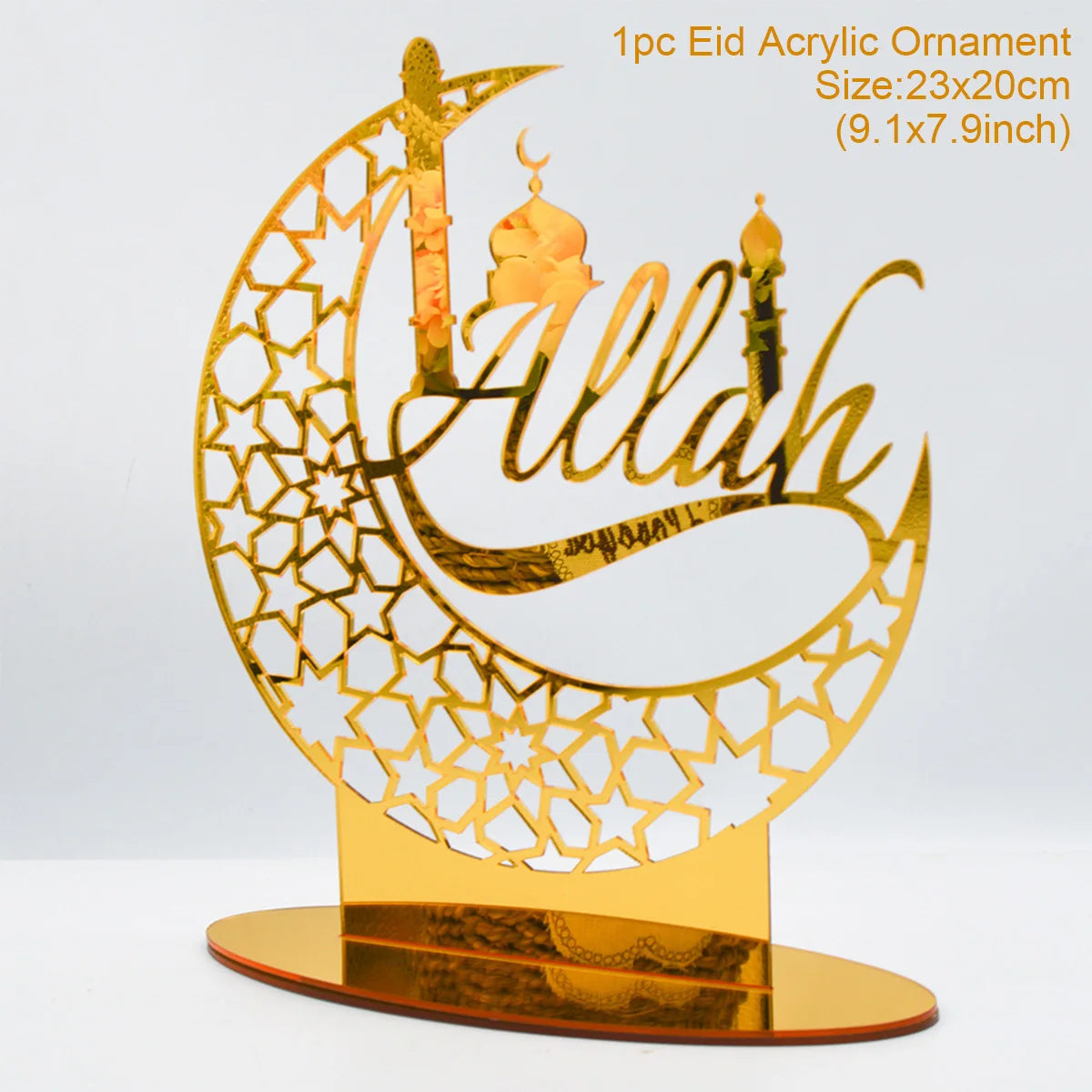 EID Mubarak Acrylic Ornament Ramadan Decorations For Home Islamic Muslim Party Supplies Ramadan Kareem 2025 Eid Al Adha Gift