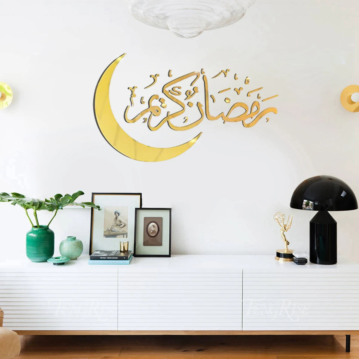 Eid Mubarak Wall Stickers 2025 Ramadan Decorations for Home Ramadan Kareem Islamic Muslim Party Decor Eid  Al Adha Mubarak Gifts