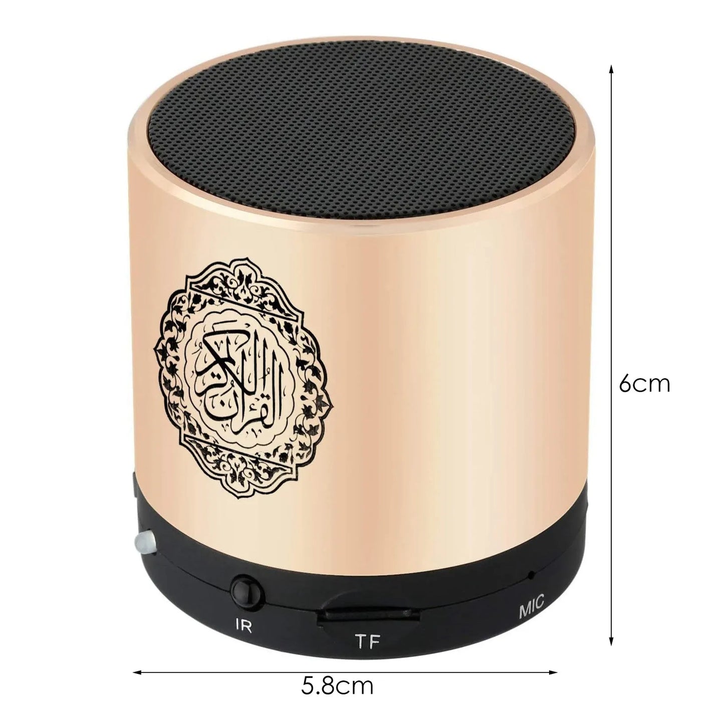 Quran Muslim Speaker,Smart Koran Translation Small Portable Remote Control Bluetooth MP3 FM IF Player Ramadan Hajj Gifts