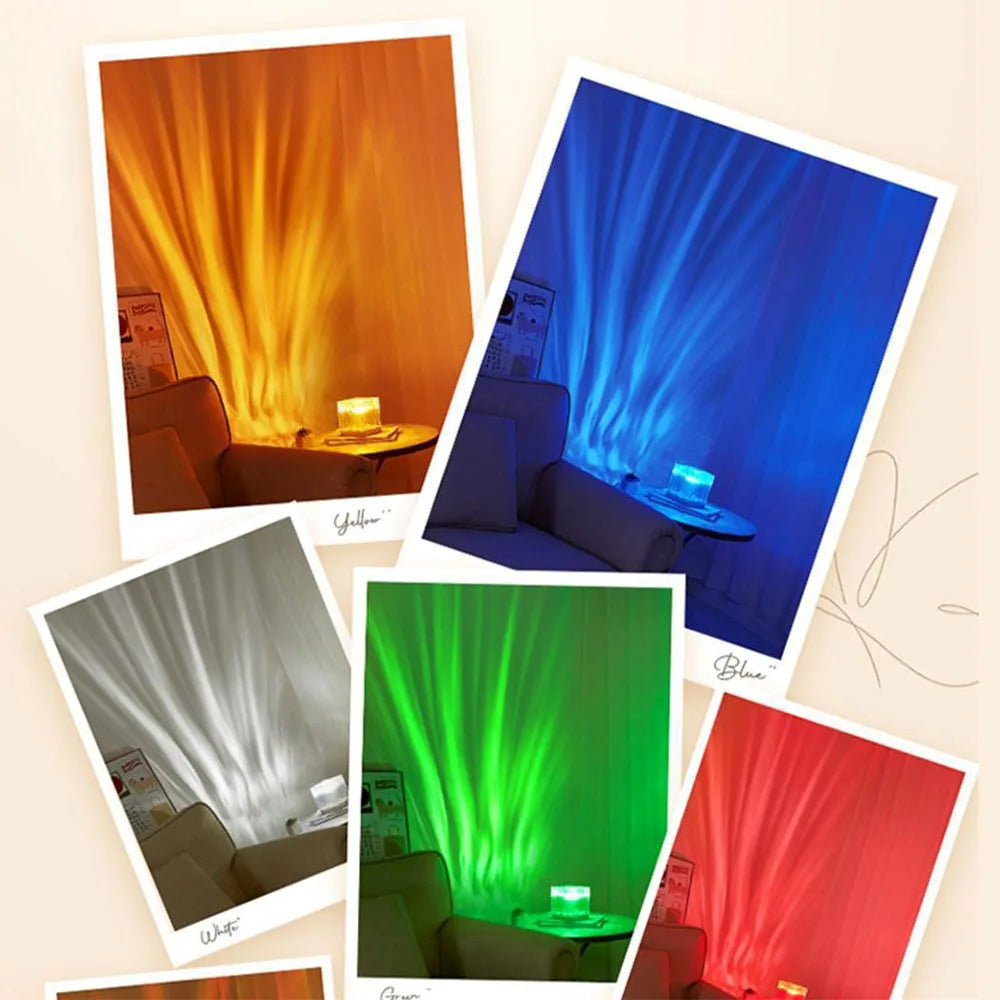 Northern Light Starry Sky Projector Lamp Ocean Theme for Bar Party Atmosphere Decoration Night Light Ideal Holiday Gift