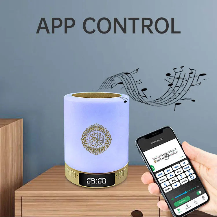 Azan Muslim Night Light Quran Portable Wireless Caixa De Som Bluetooth Speaker Music Sound Box Blutooth Holy Lamp Mini Baffle