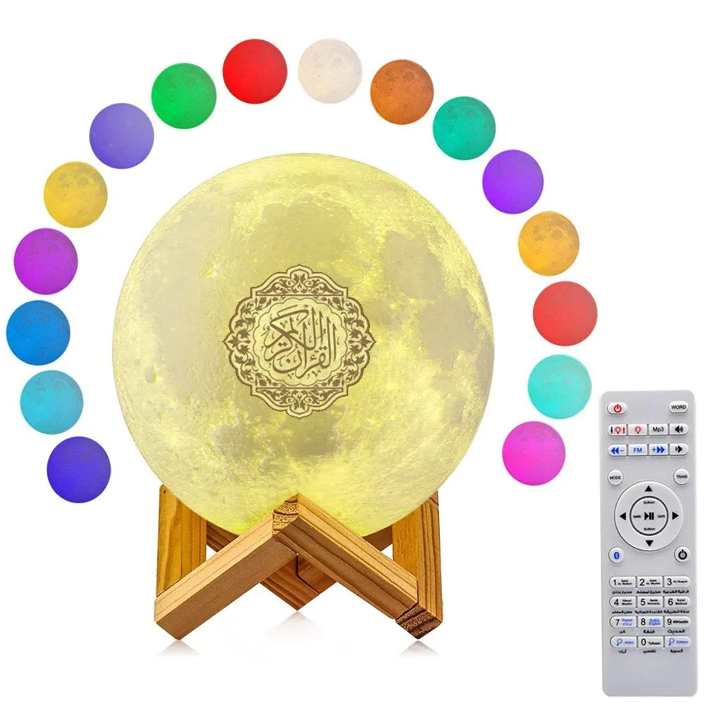 Azan Muslim Night Light Quran Portable Wireless Caixa De Som Bluetooth Speaker Music Sound Box Blutooth Holy Lamp Mini Baffle