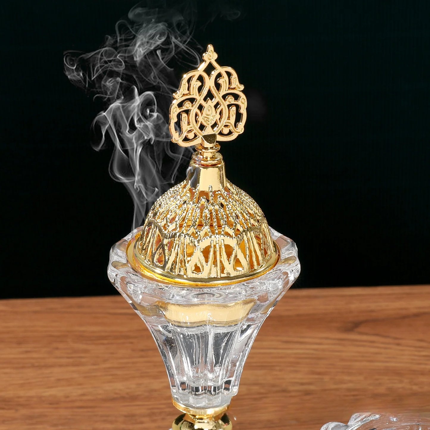 Arabian Metal Crystal Incense Burner, Middle East, Home Decor Ornament, Table Decor, Hot Selling